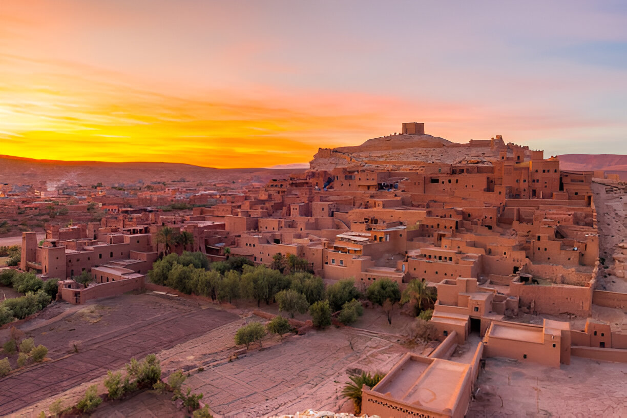 Ancient Ait Ben Haddou Kasbah Morocco UNESCO heritage site travel destination