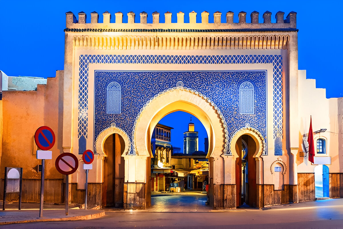 Historic Fes Medina Morocco with traditional architecture and local markets Historic Fes Medina Morocco with traditional architecture and local markets